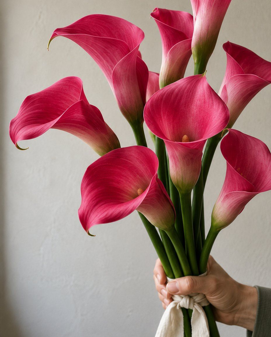9 calas fucsia: 9 calas fucsia Fantasia, alto y sobrio