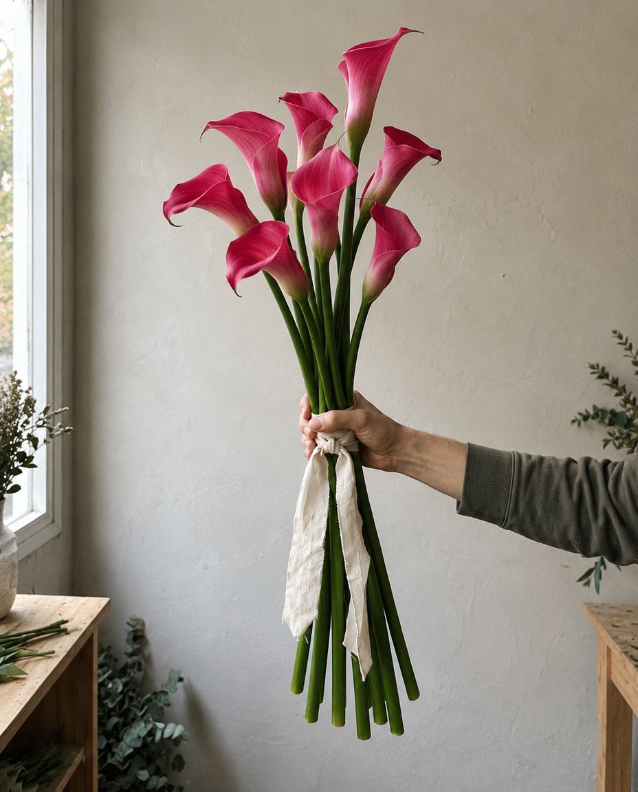 9 calas fucsia: 9 calas fucsia Fantasia, alto y sobrio